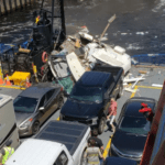 RV Crashes onto Tadoussac Ferry